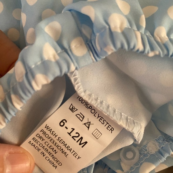 New Smocked Cupcake Bubble Romper - Picture 9 of 9